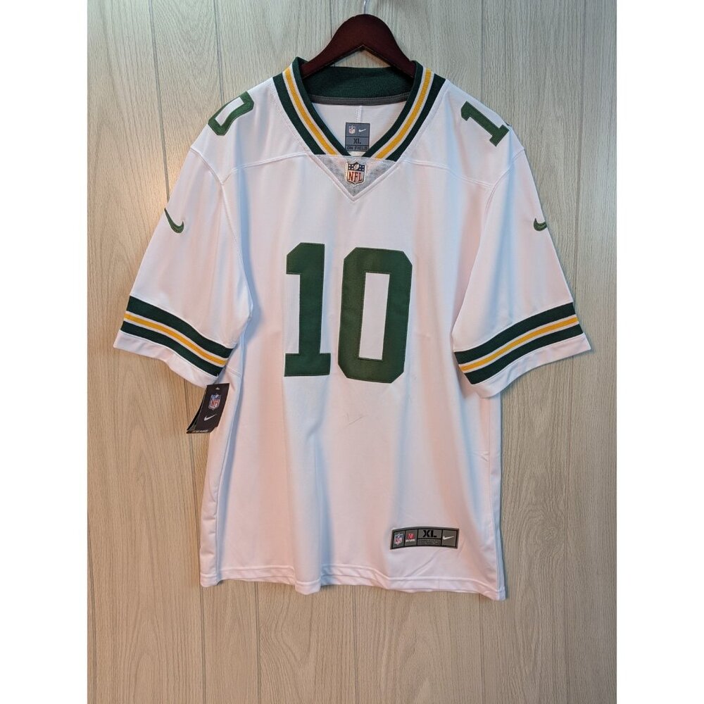 Jordan Love #10 Green Bay Packers Nike NFL On Field Stitched Jersey Size XL Flaw